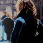 <I>À la découverte de Florence</I>, acrylique, 30"x24"